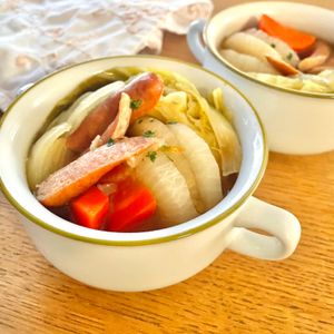 グリーンラテの作ってみた!投稿(【大根の和風ポトフ】食材やわらか♡じっくりことこと♩)