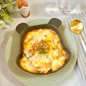 のりのり🐾🎀🤍の作ってみた!投稿(トースターで簡単！おつまみにも嬉しい「えのき焼きナポリタン」)