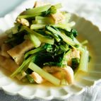 定番の味　すぐ完成！京あげと小松菜の炊いたん♫