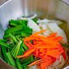 茹ですぎて余ったそうめんで！カリッともちっと野菜チヂミの工程2