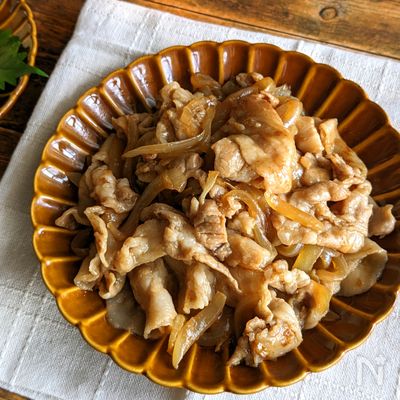 【胃袋つかむ♡豚ばら玉ねぎの甘辛炒め】ご飯がもりもり進む！