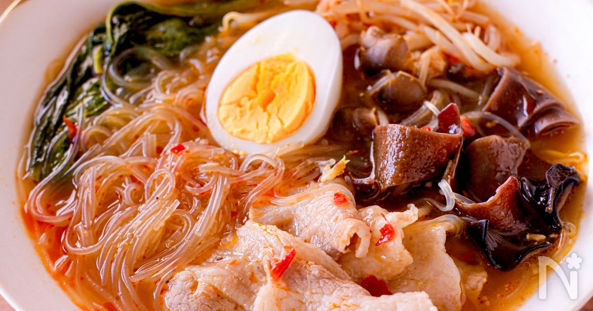 【好きな具材で楽しむ麻辣湯】煮るだけ！痺れる辛さのスープ春雨