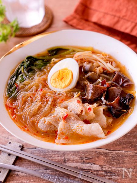 【好きな具材で楽しむ麻辣湯】煮るだけ！痺れる辛さのスープ春雨