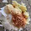 『えんどう豆の和風ポテサラ』だし香る♡旨みたっぷりポテサラ♡の工程1
