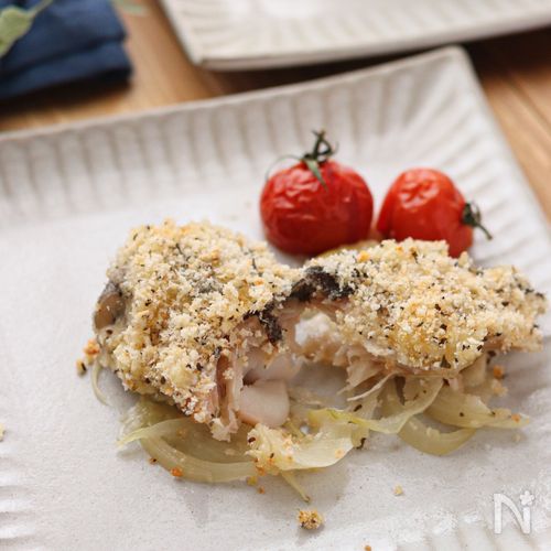 【トースターでOK♪】タラの香草パン粉マヨ焼き