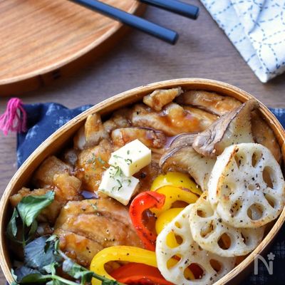 【10分de完成】【胸様レシピ】バター醤油のチキンステーキ風