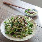 ほたるいか醤油漬の中華風和え物