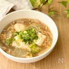 【白菜とえのきの鶏たま豆腐】包丁いらず♪