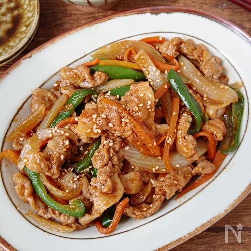 【豚バラプルコギ風炒め】ご飯が止まらない！やみつき！