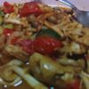1352245ゆうさんの作ってみた!投稿(【鶏ズッキーニのトマトカレー炒め】夏野菜×スパイシー♪)