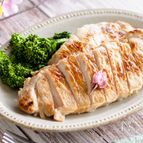 豚ロースの白だし漬け焼き♪桜風味