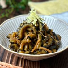 【ゴーヤと生姜の佃煮】ほろ苦さがクセになる