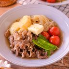 【春野菜の塩バター肉じゃが】夫も絶賛！春に食べたい♪