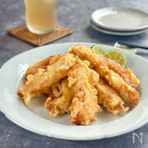 やわらか♪鶏むね肉のとり天【塩麹で旨みUP】