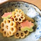 レンコンと鶏皮の揚げ焼き浸し