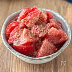 【トマトのごまあえ】切って混ぜるだけ♪冷やして食べると絶品！
