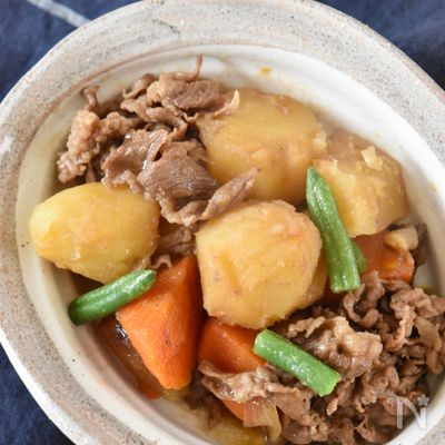 ほっこりおかず♪牛肉じゃが【作り置き】