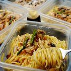 茹でずに作れる！ダイエット中にも◎【激痩和風パスタ冷凍弁当】