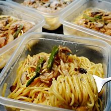 茹でずに作れる！ダイエット中にも◎【激痩和風パスタ冷凍弁当】