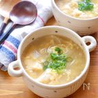 ごま油香る『たまごと玉ねぎの生姜スープ』