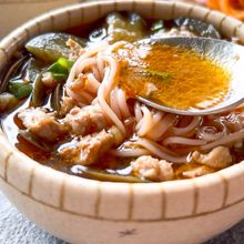 飲める美味しさ♪旨辛つけスープdeつけ素麺♡蕎麦でも◎