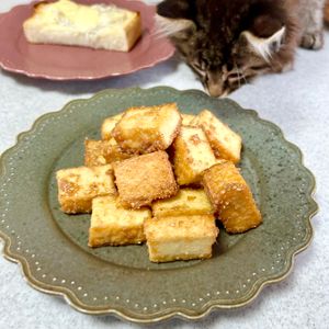 のりのり🐾🎀🤍の作ってみた!投稿(焼くだけ！厚揚げの甘辛ごま生姜焼き｜副菜や作り置きに♪)