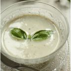 ミキサーで混ぜるだけ！【豆腐の冷製スープ】ジェノベーゼ味