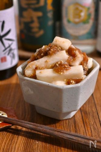 【速攻!超簡単レシピ】5分で爆速!「長芋と梅のシャキシャキ和え」切って和えるだけで完成♪おつまみや箸休めに◎