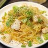 ビールがすすむ！【イカとネギの和風にんにく焼きそば】の工程3