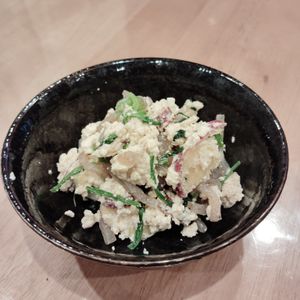 1150882の作ってみた!投稿(まろやかな甘さ♡【ほうれん草とさつまいもの白和え】栄養満点)