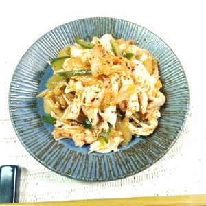 M＊Pの作ってみた!投稿(【12kgやせた管理栄養士考案】ささみキムチサラダ)