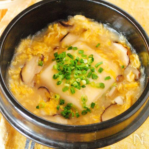 【5分で爆速完成】とろふわ♡豆腐の卵あんかけ
