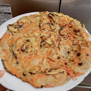 ケの作ってみた!投稿(【もちもち♡中華風玉ねぎチヂミ】そのままでも美味しい♪)