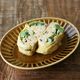 【卵焼きバリエ】お弁当に！卵1個でインゲンと黒ごまの卵焼き