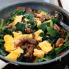 『牛肉とほうれん草のとろたまオイスター炒め』コクうまおかず☆の工程4