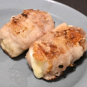 こざかなの作ってみた!投稿(【ちくわチーズアスパラの肉巻き】節約/あと一品)