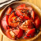 5分で完成【トマトの塩昆布マリネ】旨味たっぷりさっぱり副菜♩