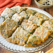 【混ぜて焼くだけ！もちもち鯖チヂミ】