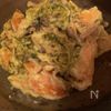 ただ焼いて混ぜるだけ【鶏モモの高菜マヨチーズ】の工程6