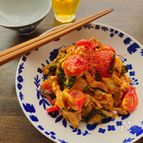 トマトが美味しい！【トマトのやわらか豚キムチ】