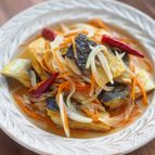 塩サバで簡単調理&作り置き！さばのカレー南蛮漬け