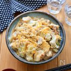 白菜1/8玉ぺろり。麩とツナで作るとろ旨おかず