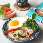カルディのロイタイで夏野菜のグリーンカレー