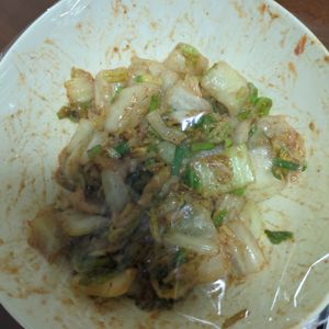 とんちゃんの作ってみた!投稿(ビニール袋でもみもみ♪即席！手作り白菜キムチ)