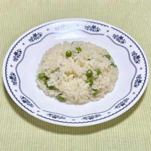 キャピタンの作ってみた!投稿(炊飯器で！グリーンピースのバターピラフ　)