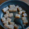 こんにゃくと茄子のさっぱり照り旨炒めの工程2