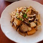 【厚揚げときのこのジンジャーバター醤油ソテー】コクうまおかず♪