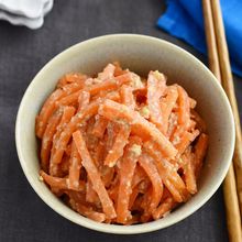\レンジで2分30秒/ごま味噌にんじん