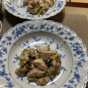Hikeyの作ってみた!投稿(揚げない！ワンパン【青のりチキン】)