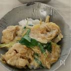 とろりトロトロ☆揚げ高野の親子丼風